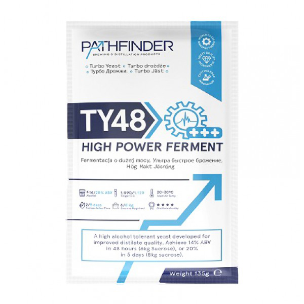 Спиртовые дрожжи Pathfinder 48 Turbo High Power Ferment, 135 грамм