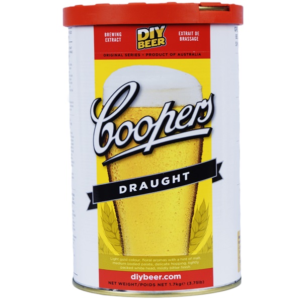 Солодовый экстракт Coopers Draught, 1,7 кг.