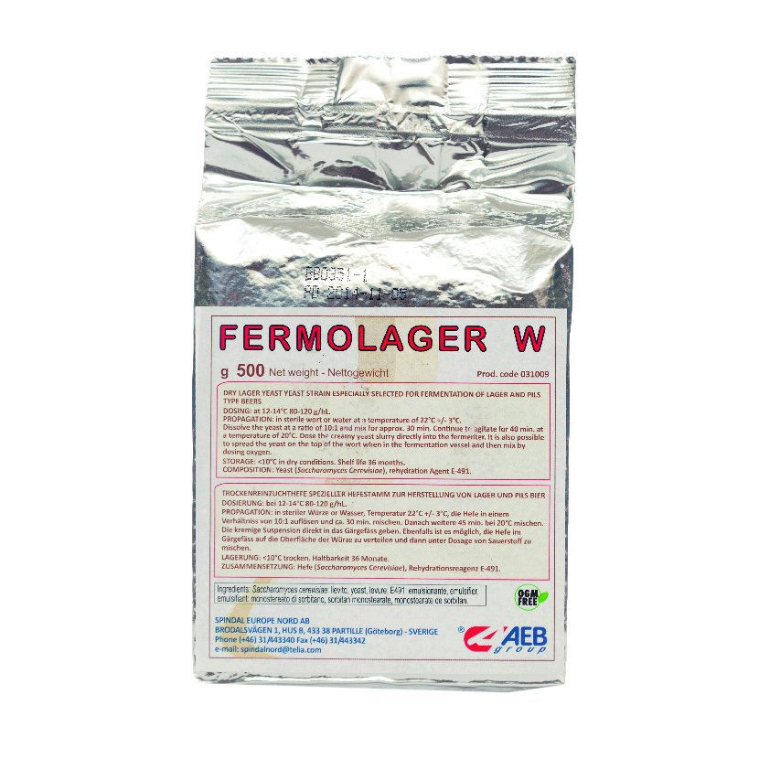 Дрожжи пивные Fermolager W, 0,5 кг AEB-group