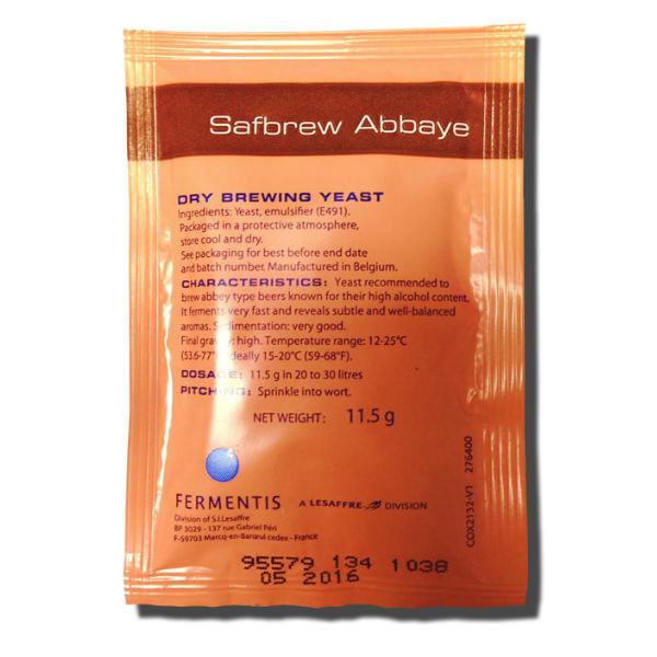 Дрожжи Fermentis Safbrew Abbaye BE-256 11,5г