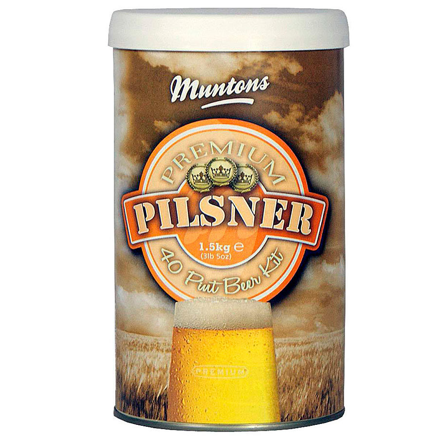 Охмеленный солодовый экстракт Muntons Pilsner 1,5 кг