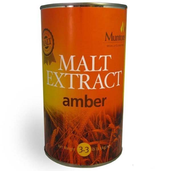 Неохмеленный солодовый экстракт Muntons Amber Malt Ext 1,5 кг