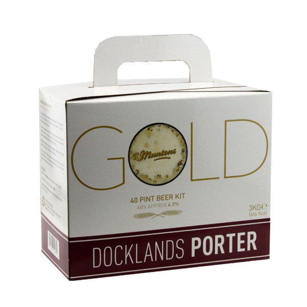 Охмеленный солодовый экстракт Muntons Docklands Porter 3 кг