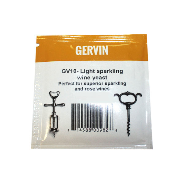 Винные дрожжи Gervin GV10 Light Spark Wine