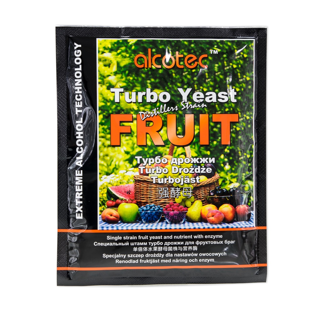 Дрожжи спиртовые Alcotec Turbo Yeast Fruit 66 гр.