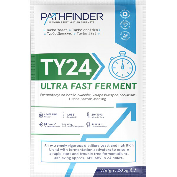 Спиртовые дрожжи Pathfinder 24 Ultra Fast Ferment, 205 грамм