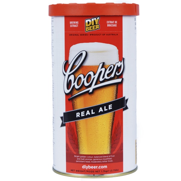 Солодовый экстракт Coopers Real Ale, 1,7 кг.