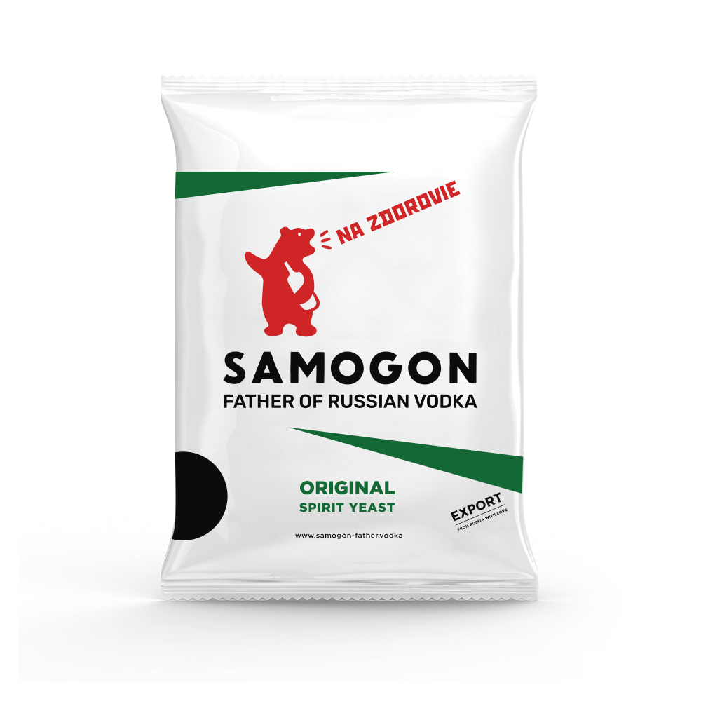 Дрожжи Samogon сухие для изготовления напитков 100 г 48 шт/ящ