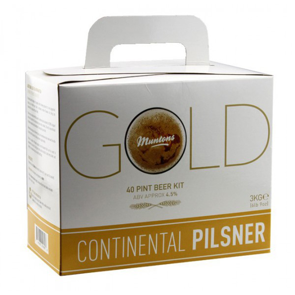 Охмеленный солодовый экстракт Muntons Continental Pilsner 3 кг